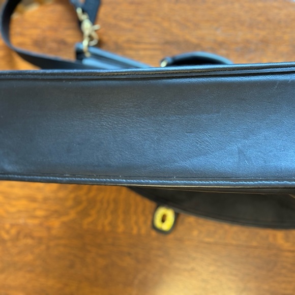 Vintage Coach Beekman Black Briefcase Laptop Bag with Brass Hardware C7C-5266 - Picture 10 of 16